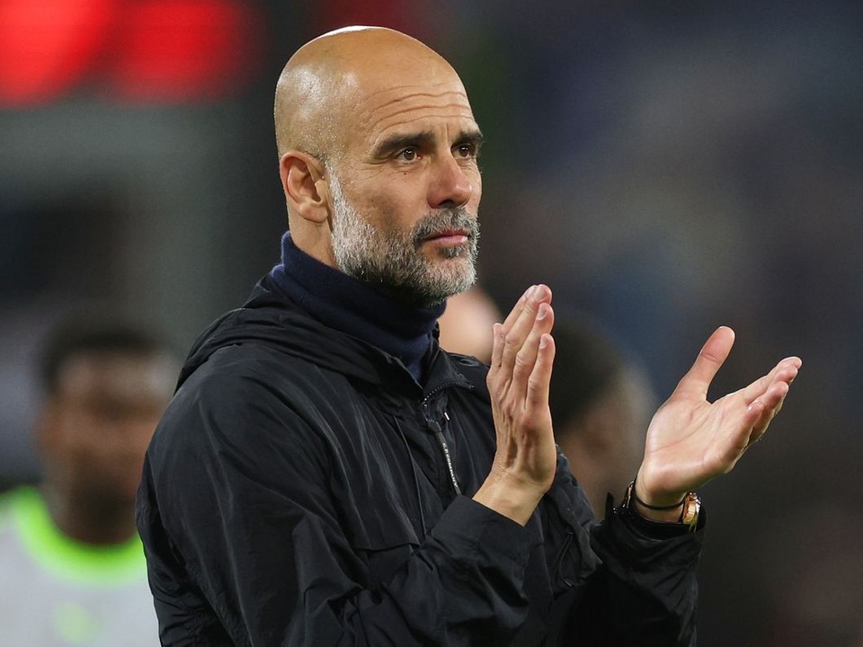 Tréner Manchestru City Pep Guardiola