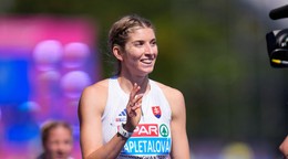 Slovenská atlétka Emma Zapletalová.