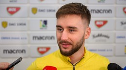 Na snímke futbalista DAC Dunajskej Stredy Matej Trusa.