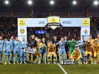 Fotografia pred zápasom Dunajská Streda - Slovan Bratislava.