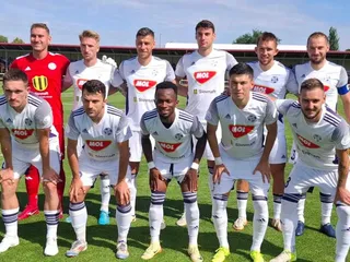 Futbalisti KFC Komárno.
