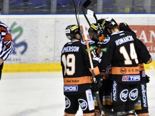 Gólová radosť hráčov HC Košice.