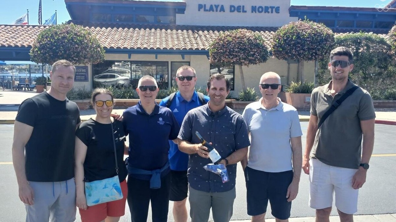 Fotografia z návštevy jedného zo športovísk v blízkosti dejiska OH 2028.