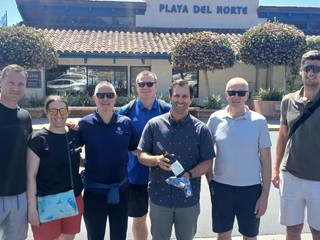 Fotografia z návštevy jedného zo športovísk v blízkosti dejiska OH 2028.