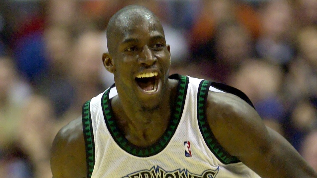 Kevin Garnett na snímke z roku 2003, keď hrával za Minnesotu Timberwolves.