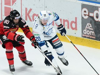 Brett Ritchie (vpravo) v drese HK Nitra.