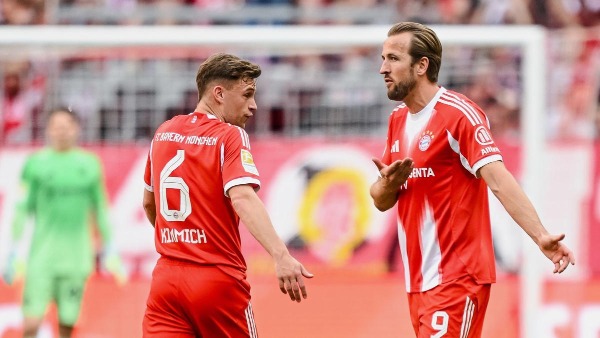 Joshua Kimmich a Harry Kane.