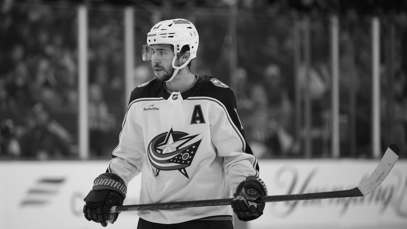 Johnny Gaudreau v drese Columbusu