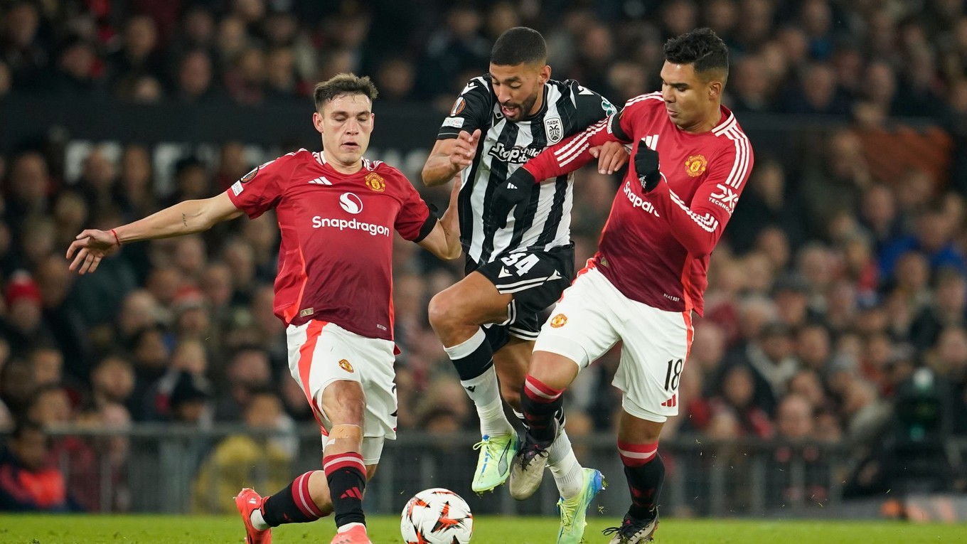 Fotka zo zápasu Manchester United - PAOK.