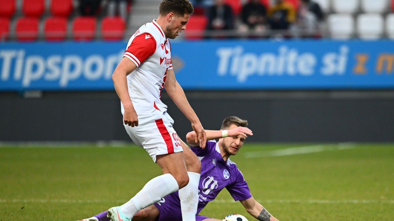  zľava Pepijn Doesburg (Trenčín) a Dominik Žák (Komárno) 