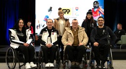 Na snímke predstavenie oficiálneho športového oblečenia počas podujatia "Všetko podstatné k ZPH 2026".