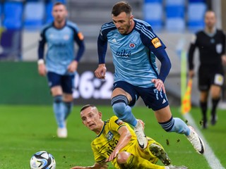 Momentka zo zápasu ŠK Slovan Bratislava - FC Košice.