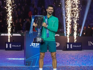 Novak Djokovič vyhral Turnaj majstrov 2023.
