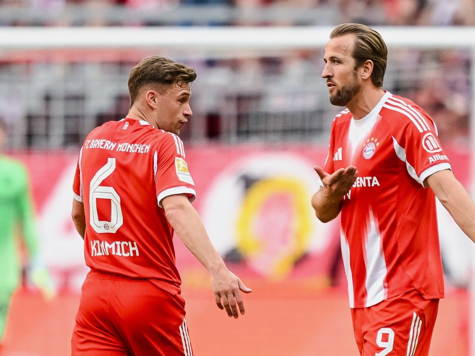 Joshua Kimmich a Harry Kane.