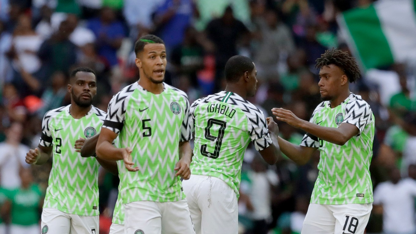 Futbalisti Nigérie.