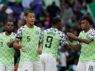 Futbalisti Nigérie.