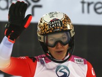 Švajčiarska lyžiarka Wendy Holdenerová.