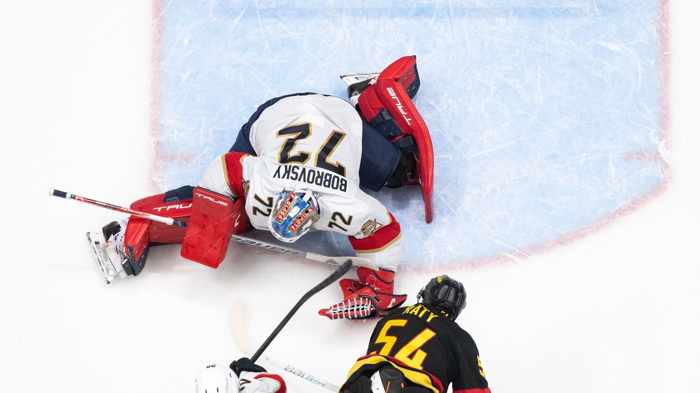 Sergej Bobrovsij inkasuje gól.