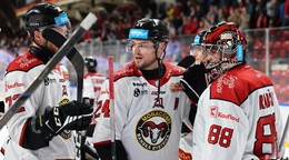 Banská Bystrica oslavuje gól. 