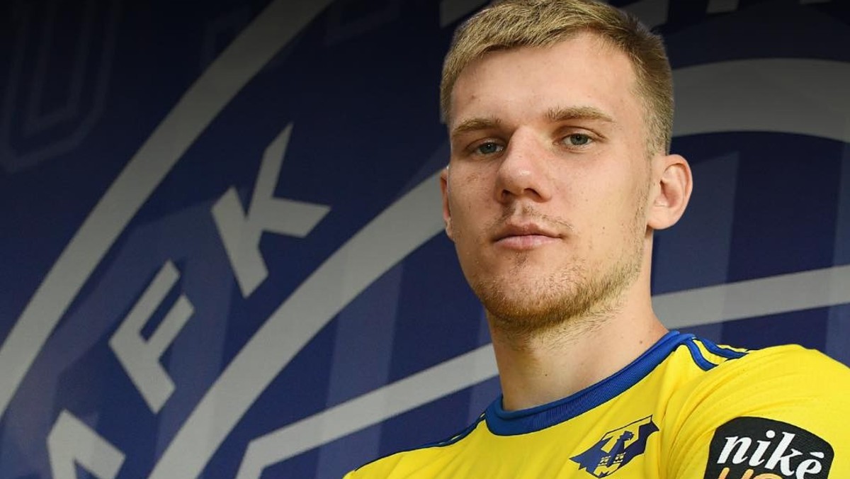 Gytis Paulauskas v drese MFK Zemplín Michalovce.