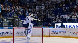 Július Hudáček po domácom triumfe Popradu nad Nitrou predviedol svoju tradičnú šou.