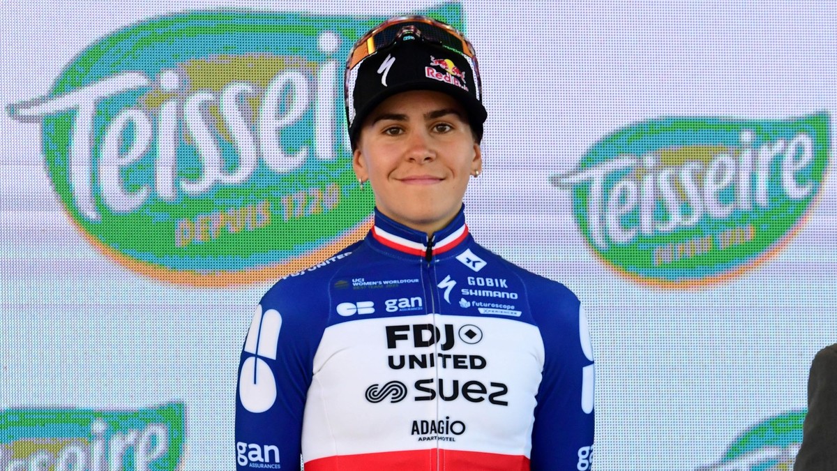 Francúzska cyklistka Célia Geryová počas Tour de France 2026. 