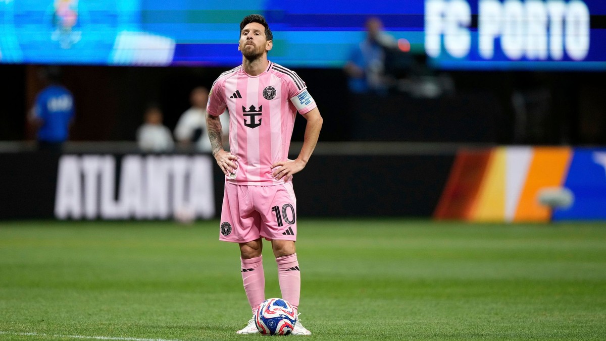 Lionel Messi v drese Inter Miami na MS klubov FIFA 2025.