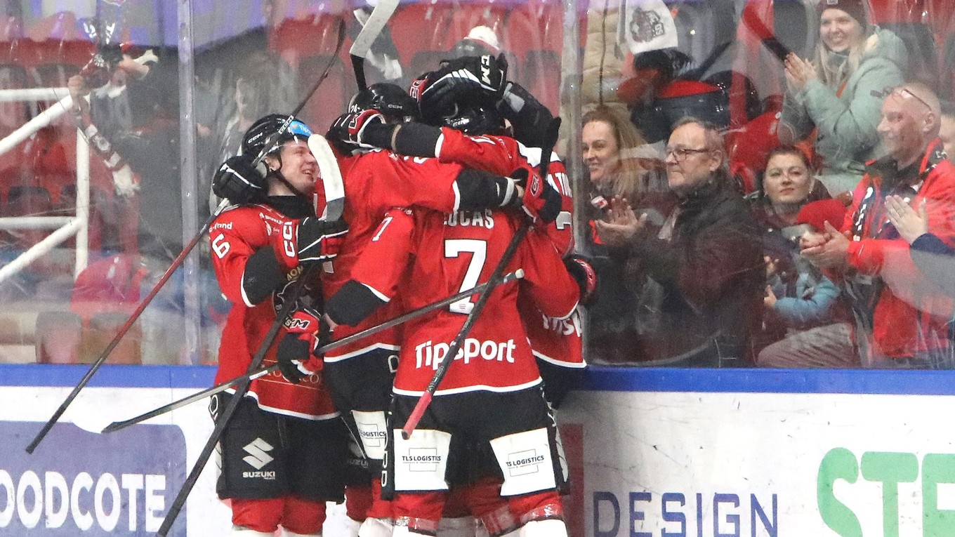 Gólová radosť Banskej Bystrice.