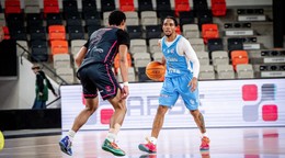 Momentka zo zápasu Slovan Bratislava - BC Komárno.