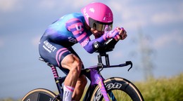 Slovenský cyklista Lukáš Kubiš počas časovky na MSR a ČR 2026.