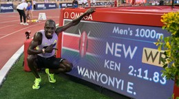 Emmanuel Wanyonyi stanovil svetový rekord v behu na 1000 m