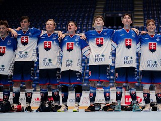 Slovenskí hokejbalisti do 20 rokov. 