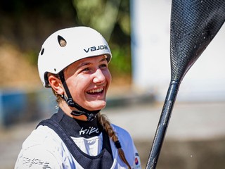 Na snímke vodná slalomárka Zara Záhorská.