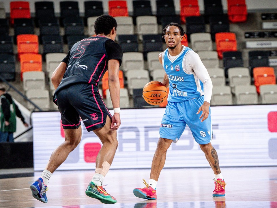 Momentka zo zápasu Slovan Bratislava - BC Komárno.