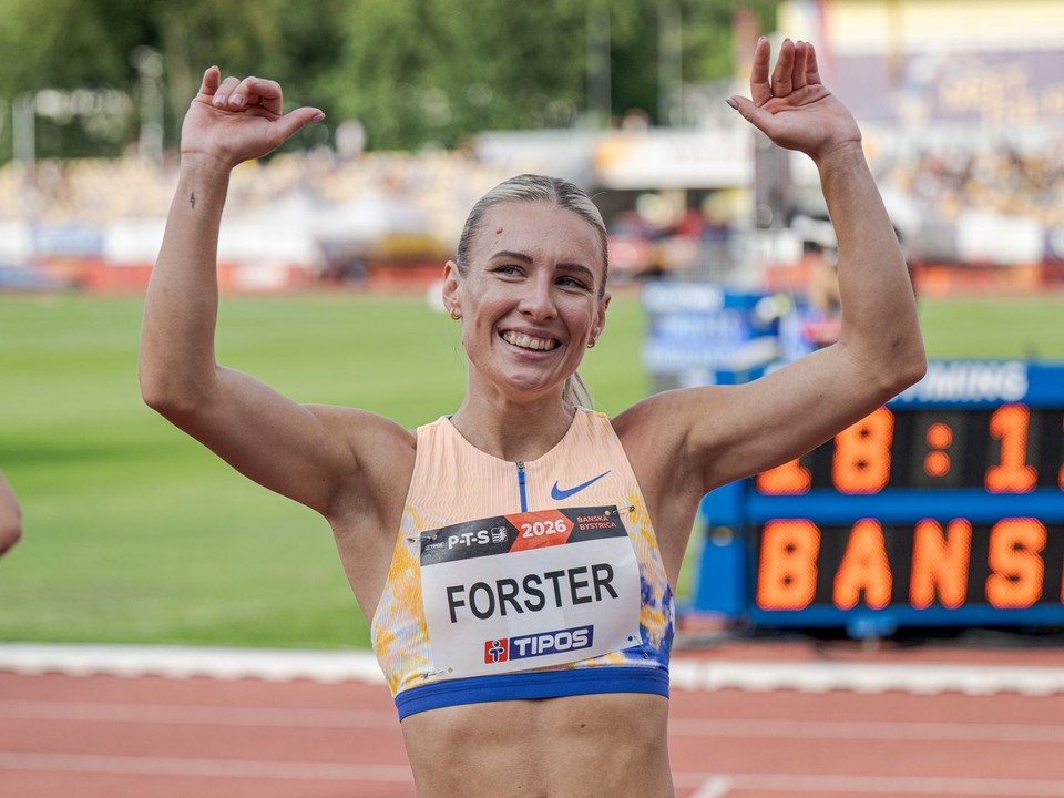 Na snímke Viktória Forster.