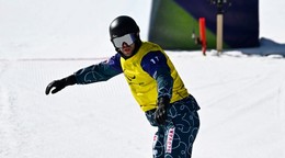 Slovenský reprezentant v parasnoubordingu Adam Krupa.