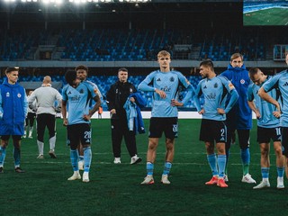 Futbalisti ŠK Slovan Bratislava.