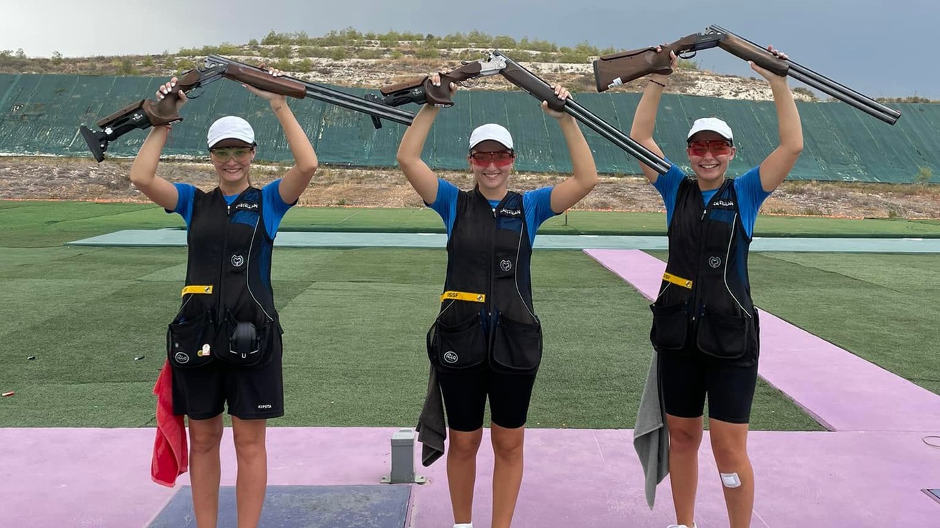 Miroslava Hocková, Adela Supeková a Adriána Zajíčková.