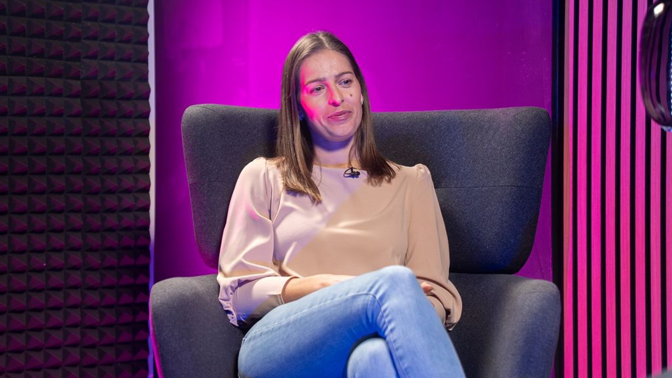 Zuzana Tomčíková v relácii MVP Talkshow.
