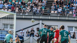 Momentka z derby súboja Prievidza - Lehota pod Vtáčnikom.