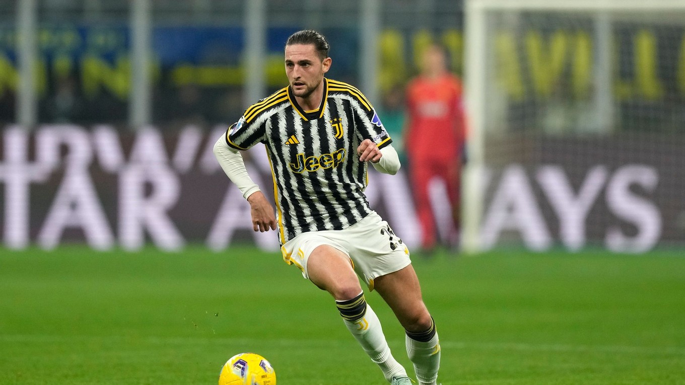 Adrien Rabiot v drese Juventus FC.