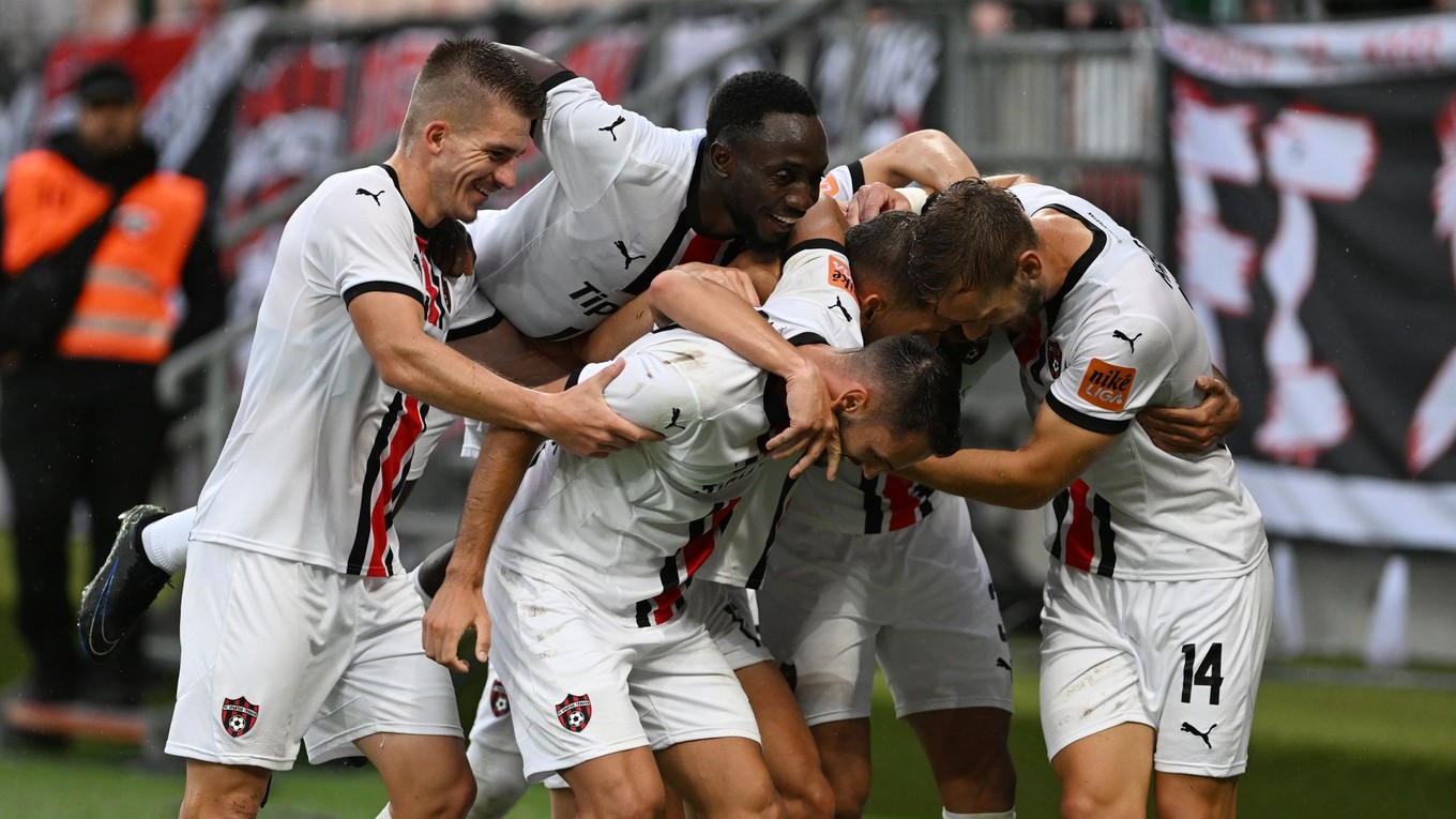 Radosť hráčov Trnavy