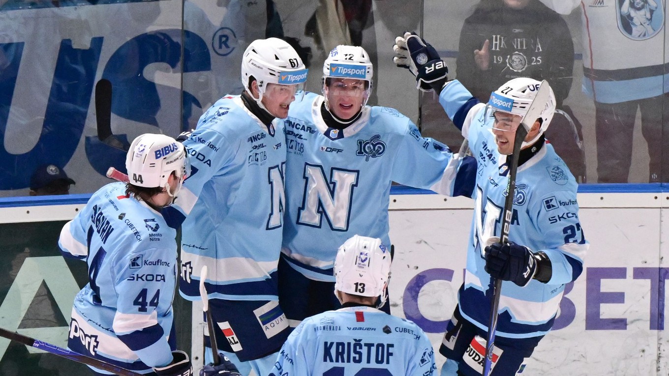 Radosť hráčov Nitry.