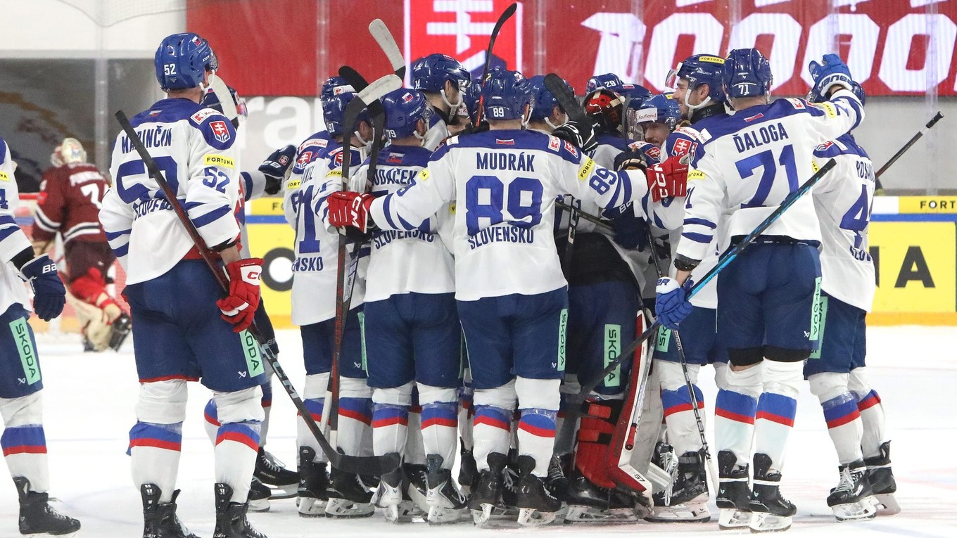 Slovenskí hokejisti. 