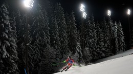 Nočný slalom vo Flachau, ilustračná fotografia. 