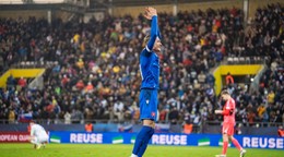 Na snímke hráč Slovenska Tomáš Bobček (8)  počas kvalifikačného zápasu na Majstrovstvá sveta 2026 medzi Slovenskom a Severným Írskom v Košiciach v piatok 14. novembra 2025. 