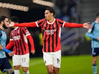 Tijjani Reijnders (AC Miláno) v zápase 5. kola ligovej fázy Ligy majstrov Slovan Bratislava - AC Miláno.