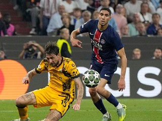 Achraf Hakimi a Francesco Acerbi.