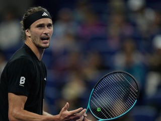 Alexander Zverev na turnaji ATP Masters 1000 v Šanghaji.