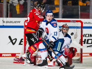 Momentka zo zápasu Slovensko - Nemecko